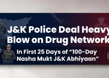 J&K Police Deal Heavy Blow on Drug Network in First 25-Days of “100-Day Nasha Mukt J&K Abhiyaan”