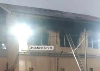 Fire Damages Multiple Rooms in JVC Bemina’s OPD Block