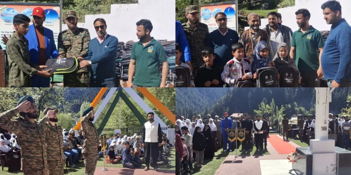 Keran Pays Tribute to Pahalgam Martyrs: Army, Civilians Unite in Emotion, Remembrance and Service