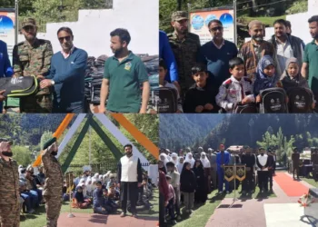 Keran Pays Tribute to Pahalgam Martyrs: Army, Civilians Unite in Emotion, Remembrance and Service