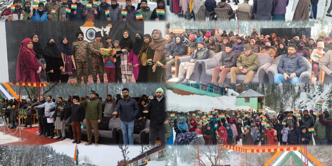 Keran Celebrates 77th Republic Day with Patriotic Zeal and Unity