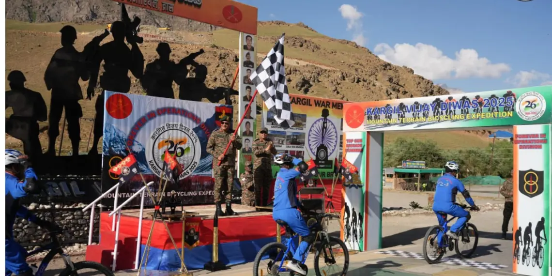 INDIAN ARMY’S “FOREVER IN OPERATIONS DIVISION MOUNTAIN TERRAIN BICYCLE EXPEDITION” CONCLUDES