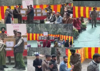 Indian Army Celebrates Eid with Keran Villages, Supports 120 Needy Families.