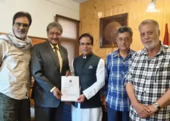 KFTA Delegation Calls on National Conference Chief Spokesperson Tanvir Sadiq Ali