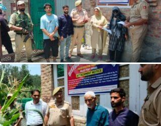 Kulgam Police Attach ₹1-Crore Properties in Major Crackdown Under 100-Day Campaign