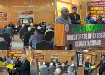 KVK Budgam Organises Agricultural Camp, Educates Farmers on Modern Farming Practices
