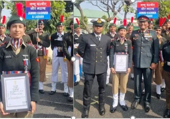 Baramulla NCC Cadet Arpun Deep Kour Honoured with Raksha Mantri Padak for Exemplary Service