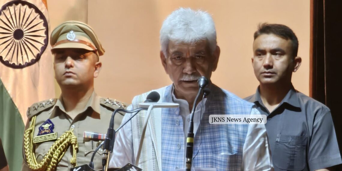 Uniform Is A Symbol Of Jammu Kashmir’s Resolve; Use Its Power For Justice”: LG Sinha to New Police Officers