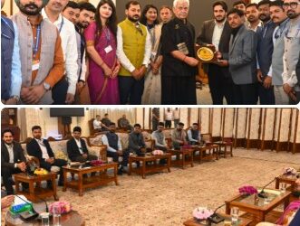 IIS Officer Trainees call on LG Manoj Sinha