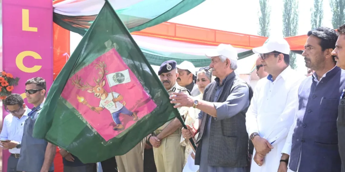 LG Manoj Sinha Leads Anti-Drug Padyatra in Anantnag, Calls for United Fight Against Drug Menace