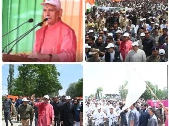 “700 Peddlers Arrested, 2.35 Lakh Drives Held”: LG Manoj Sinha Launches 69-Day Anti-Drug Push