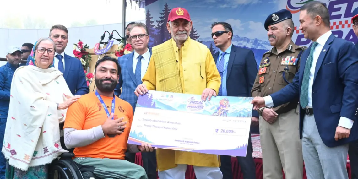 Lieutenant Governor Felicitates Winners of “Pedal Through Paradise”; Calls Youth the Greatest Strength of the Nation