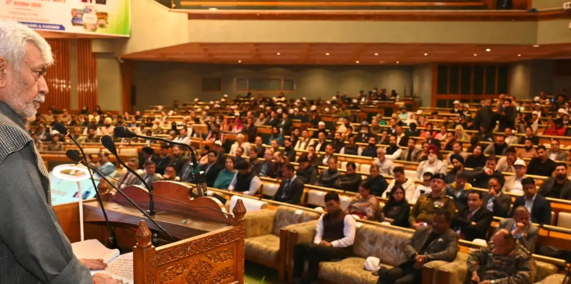 Lieutenant Governor Addresses J&K UT Foundation Day
