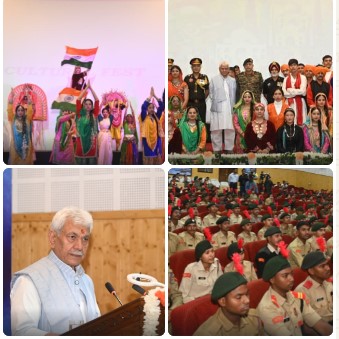 “NCC Cadets Must Lead India Towards Viksit Bharat”: LG Manoj Sinha at National Integration Camp in Srinagar