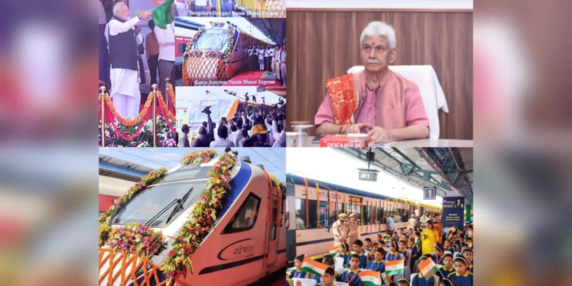 Grateful to PM for New Vande Bharat Train to Katra: LG Sinha*