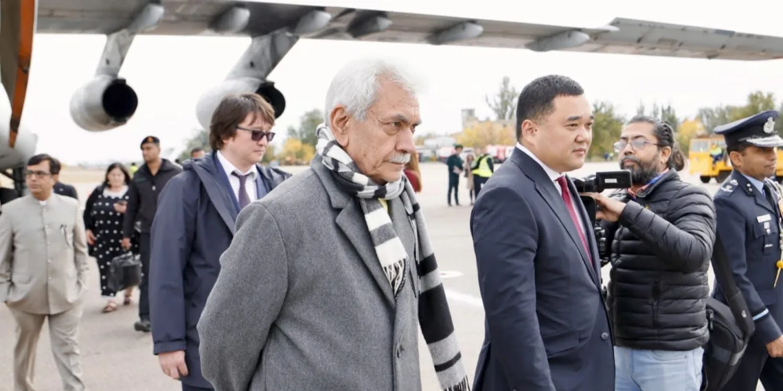 LG Manoj Sinha Reaches Russia to Pay Respects to Holy Relics of Lord Buddha
