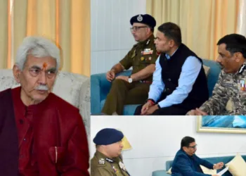 LG Manoj Sinha Orders Heightened Vigil, Coordination in Security Review Meet