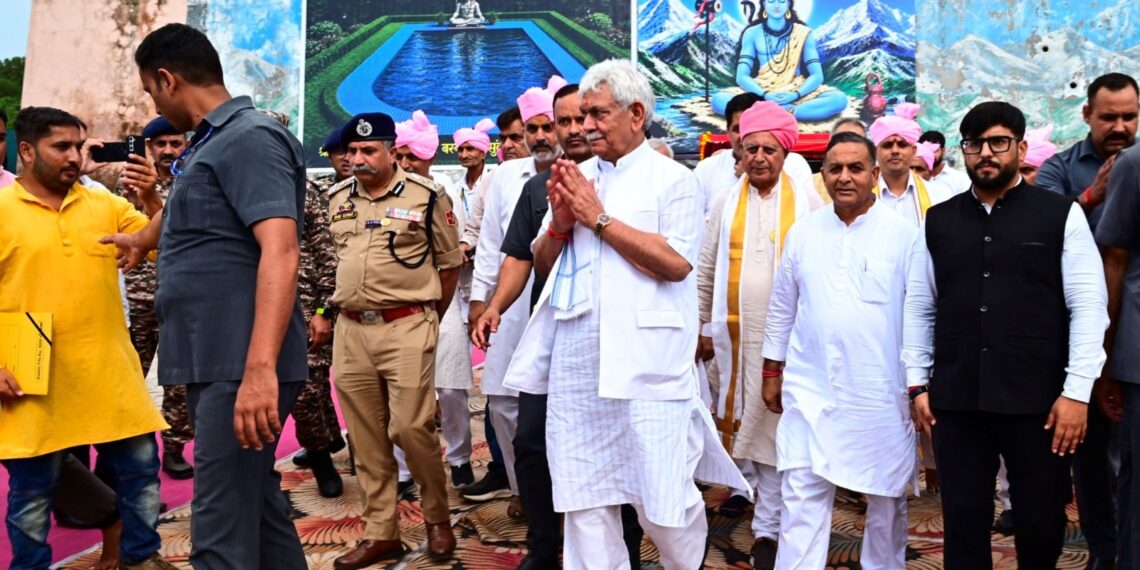 “Security Forces Alone Cannot Defeat Terrorism”: LG Sinha Calls for Whole-of-Society Fight Against Terror, Drugs