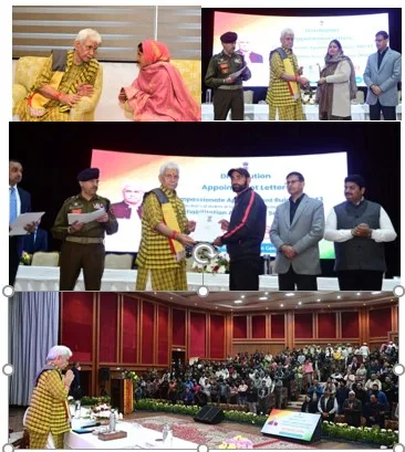 After Decades of Silence, Justice Delivered: LG Sinha Hands Over Jobs to 41 Terror Victim Families