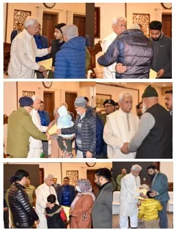 LG Sinha Hands Over Compassionate Appointments to Families of Nowgam Blast Martyrs