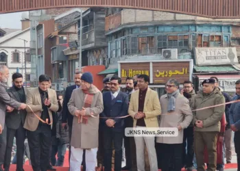 LG Manoj Sinha Opens Redeveloped Amira Kadal Pedestrian Bridge in Srinagar