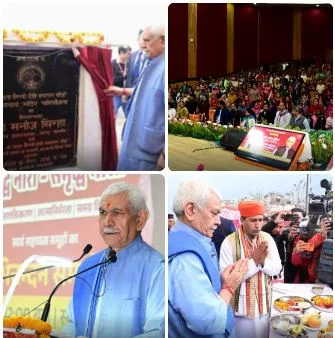 LG Manoj Sinha Lays Foundation Stone of Sri Shankaracharya Temple in Katra