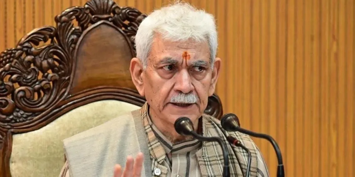 LG Manoj Sinha greets people on Holi