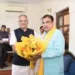 LG Ladakh Kavinder Gupta meets Union Minister Nitin Gadkari in New Delhi