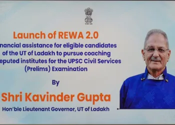 LG Ladakh Kavinder Gupta launches REWA 2.0 Scheme