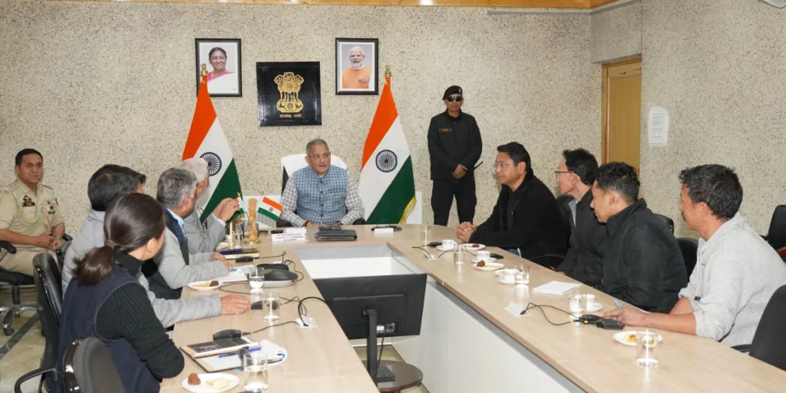 LG Kavinder Stresses Urgent Smart PDS Rollout in Ladakh