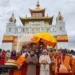 LG Manoj Sinha Departs from Russia with Lord Buddha’s Holy Relics
