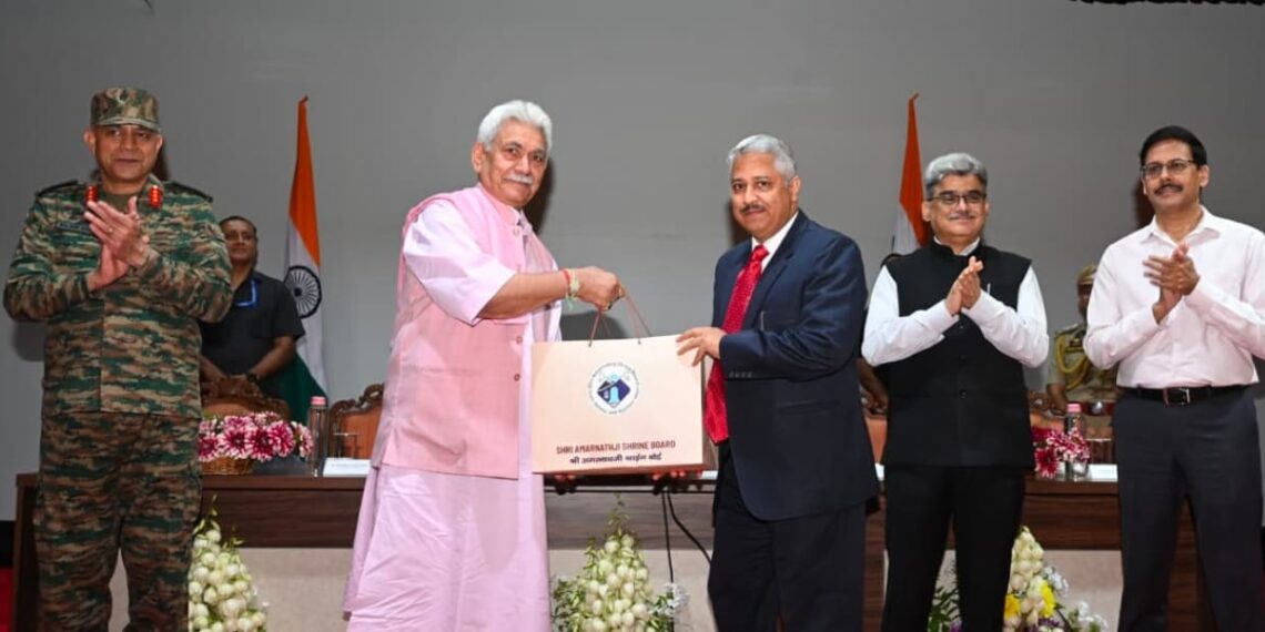 “Amarnath Yatra Success Is Team J&K’s Achievement”: LG Manoj Sinha