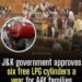 J&K Government Approves Six Free LPG Refills Annually For AAY Families