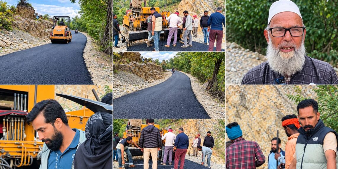 Macadamisation Work on Beerwah Link Road Through Degree College and Nearby Villages Welcomed by Residents
