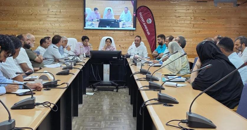 Mandeep Kaur reviews green campus initiatives at SKUAST-K