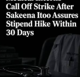 Medical Interns Call Off Strike After Sakeena Itoo Assures Stipend Hike Within 30 Days