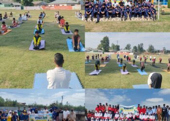 Mera Yuva Bharat Baramulla Organises International Yoga Day Programme at Hajin, Bandipora