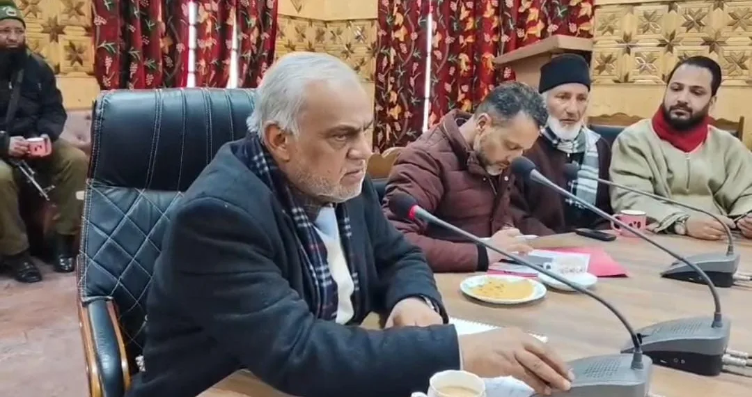 MLA Beerwah Chairs Review Meeting with PDD Department