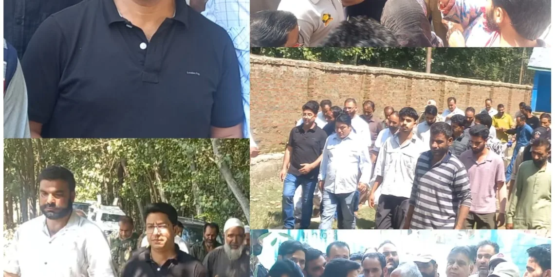 MLA Devsar Peerzada Feroz Ahmad Visits Flood-Hit Areas in Devsar Constituency
