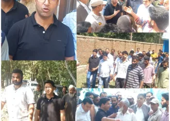 MLA Devsar Peerzada Feroz Ahmad Visits Flood-Hit Areas in Devsar Constituency