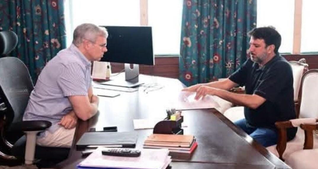 MLA Karnah Meets Chief Minister Omar Abdullah, Raises Key Developmental and Healthcare Issues