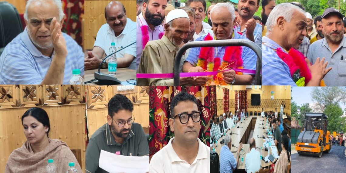 MLA Beerwah Reviews R&B Works, Hails Performance; Inaugurates Macadamised Kalipora–Lalpora Road