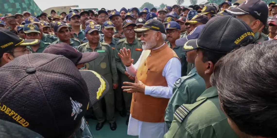 “India Is Eternally Grateful to Our Armed Forces,” says, PM Modi During Visit to AFS Adampur