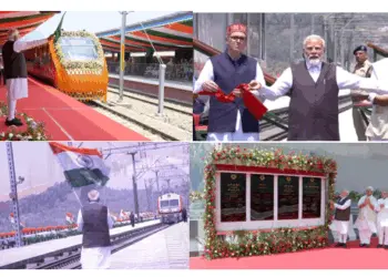 PM Modi inaugurates Chenab Bridge, flags off Vande Bharat trains in J&K