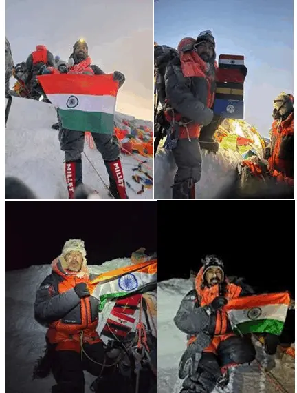 INDIAN ARMY MOUNTAINEERS CONQUER MT EVEREST IN SILVER JUBILEE EXPEDITION