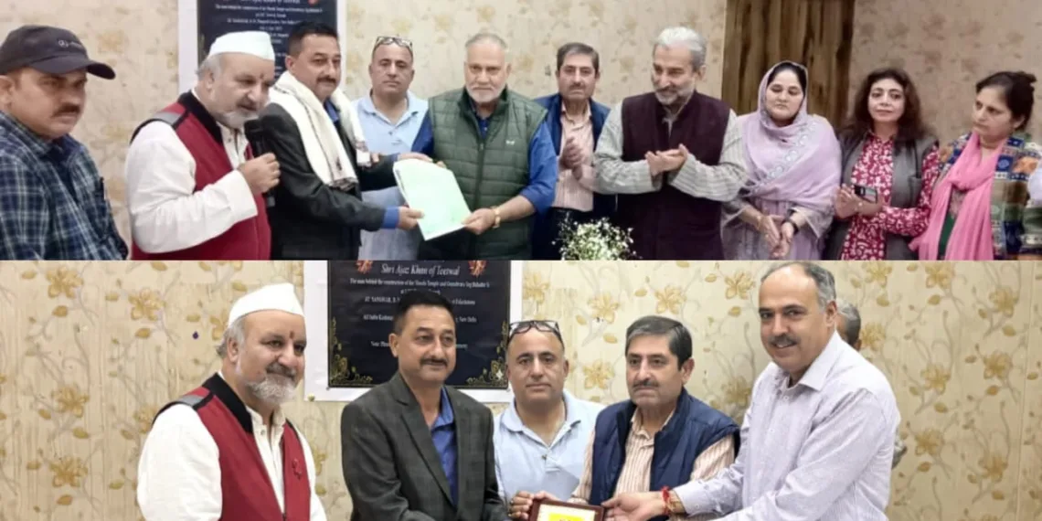 Muslim man donates land for toilet block of Sharda Temple at LoC Teetwal Kashmir