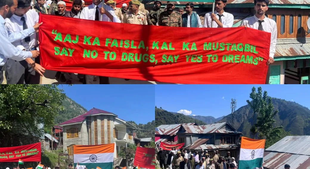 Nasha Mukti J&K Abhiyan Observed at Parada Village with Massive Participation