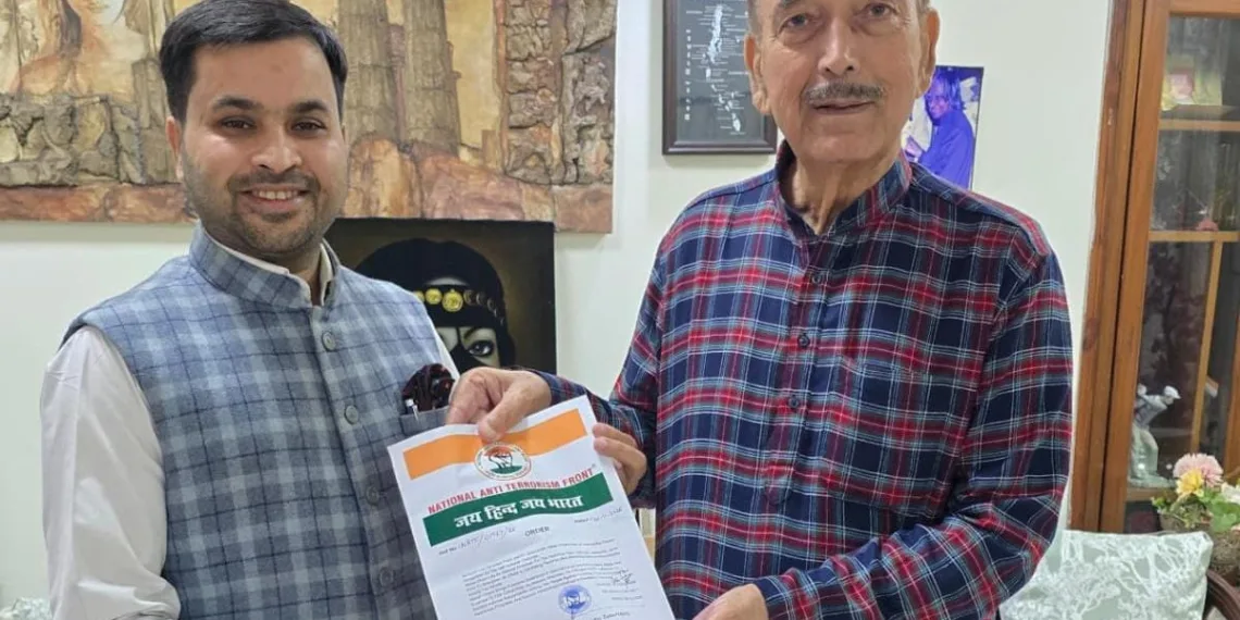 Son of the soil Vishal Chopra elected as National Chairman NATF