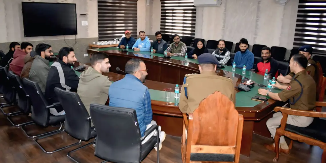 Newly Joined SSP Bandipora Holds Interaction Meeting with Media Representatives