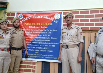 Srinagar Police Attaches Property of NDPS Accused in Shergari Case